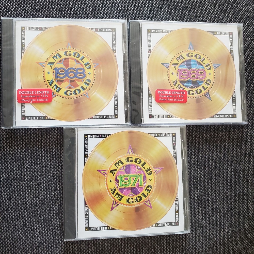 Time Life AM Gold 3 CD Lot 1968 1969 1971 Compilation Warner Special Products